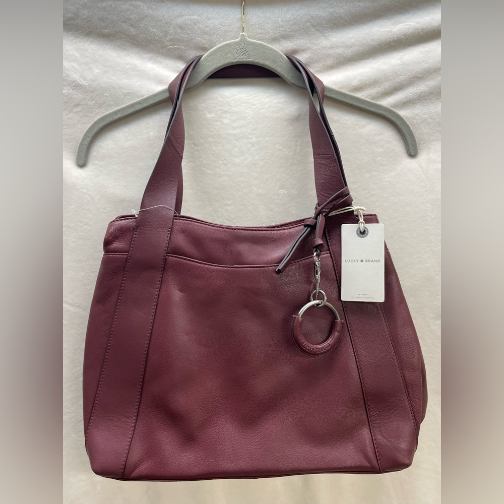 Lucky Brand Burgundy Leather shoulder purse